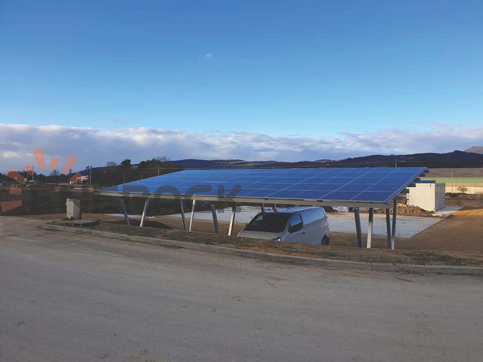 نظام تركيب مرآب للطاقة الشمسية مقاوم للماء