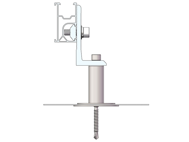 TPO roof PV mounting bracket