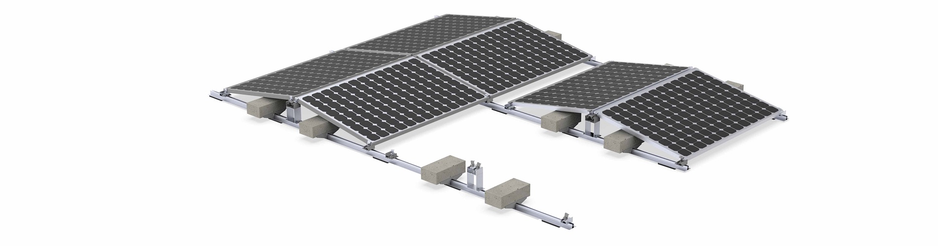 Ballasted-PRO E&W Integrated Rear Leg