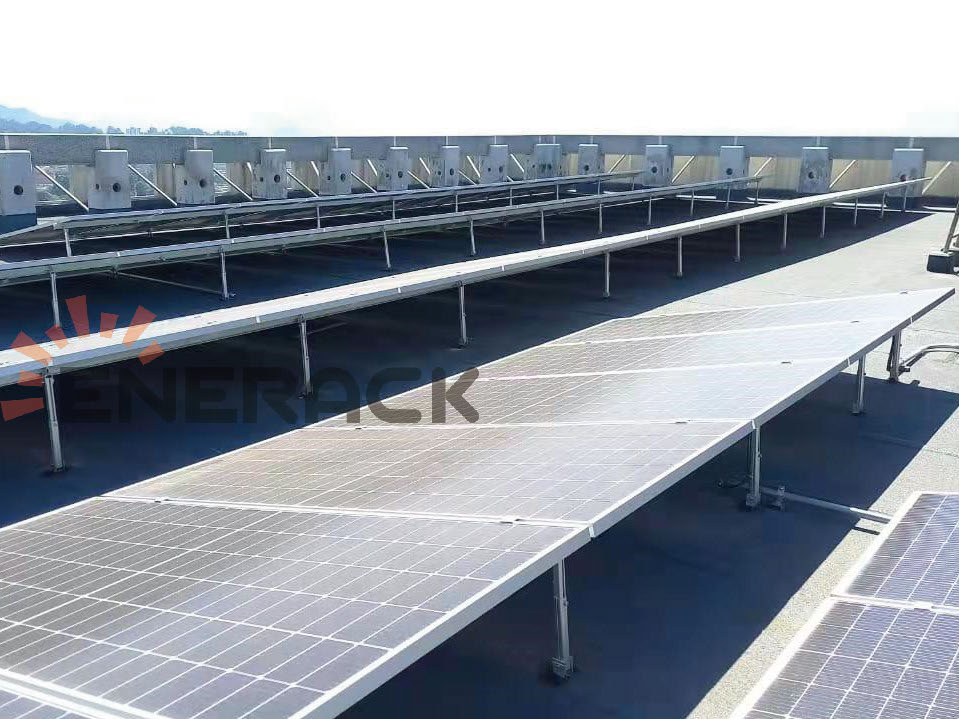 35KW نظام إمالة سقف خرساني مسطح قابل للتعديل في غواتيمالا