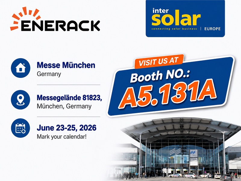 Exciting News! ENERACK is heading to Intersolar Europe 2026!